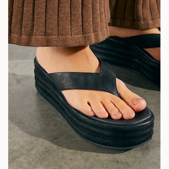 Free People Haven Platform Sandals - Picture 2 of 6